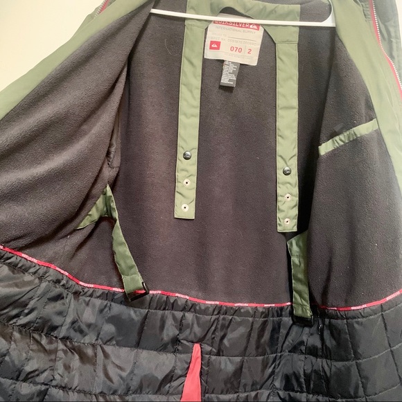 Quiksilver | Army Green Insulated Snow Jacket - Picture 6 of 7